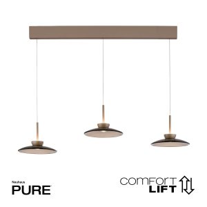 Hanglamp Pure Moon 3-lichts Bronce