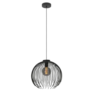 Hanglamp Alhabia Zwart 1-lichts Ø 40 cm