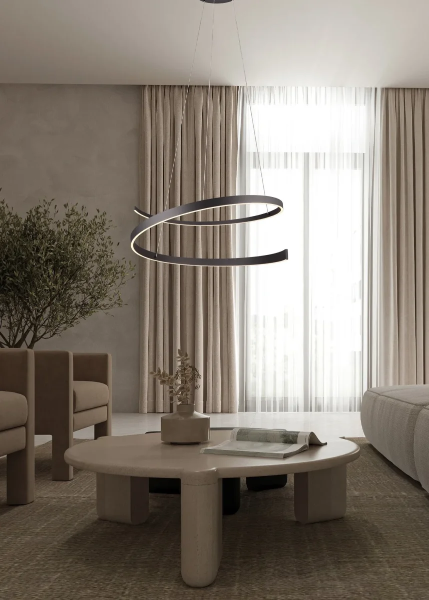 Hanglamp Cinardi Zwart - Afbeelding 3