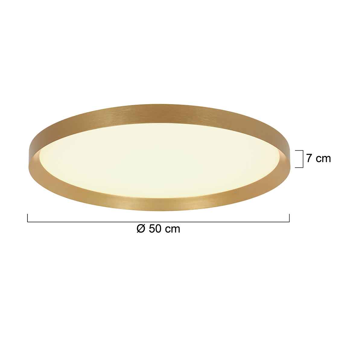 Plafondlamp Flady Goud 50 cm - Afbeelding 7