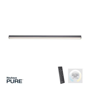 Plafondlamp Pure Lines Straight Graphite