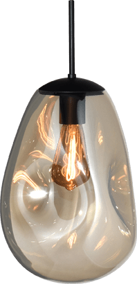 Hanglamp Lava 5-lichts mat zwart/mat zwart Ø50cm - Afbeelding 4