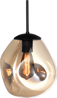Hanglamp Lava 5-lichts mat zwart/mat zwart Ø50cm - Afbeelding 6