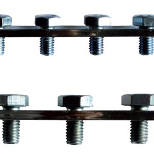 Aardrail M6 56x bouten 63A 1 Meter