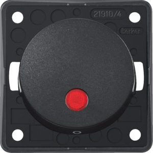 Berker Integro Controle Wipschakelaar 12V – Antraciet