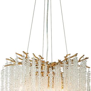 Hanglamp Baroc Ramo Antique Gold Ø48cm