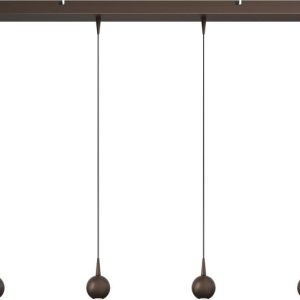 Hanglamp Talana 4-lichts cacao recht
