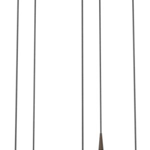 Hanglamp Talana 5-lichts cacao rond