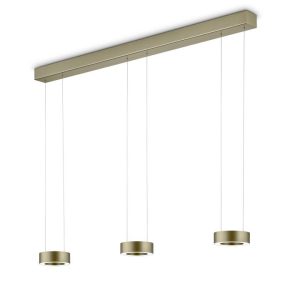Hanglamp Zera 3-lichts Brons