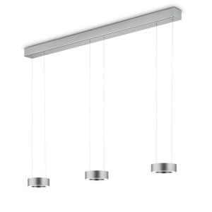 Hanglamp Zera 3-lichts Nikkel