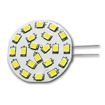 Hollex G4 LED Warm Wit Dimbaar 10-30V 3W 21 LEDS side pin