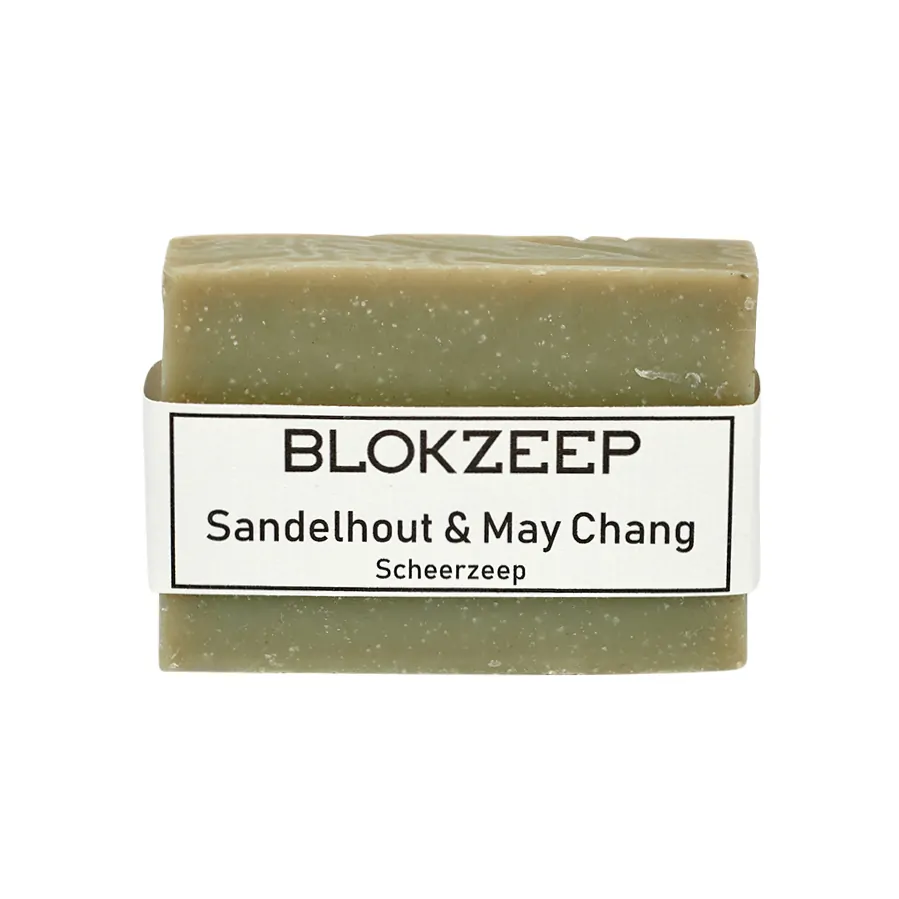 Natuurlijke scheerzeep – Sandelhout & May Chang (100gr)