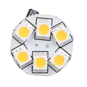 Talamex G4 LED Warm Wit Dimbaar 10-30V 1W 6 LEDS back pin