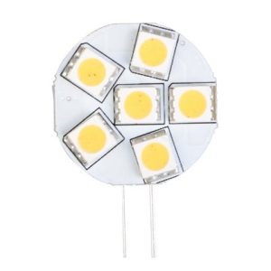 Talamex G4 LED Warm Wit Dimbaar 10-30V 1W 6 LEDS side pin