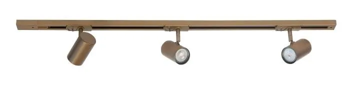 Basisset Track 1 meter + 3x Spot Cilinder Brons