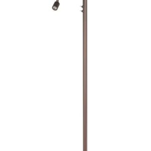 Vloerlamp Havana Choco met Earth kap (incl. LED spot 1W)