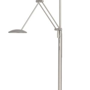 Vloerlamp New Roma Nikkel met leesarm