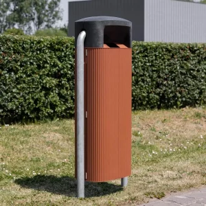 Circulaire afvalbak buiten 70L
