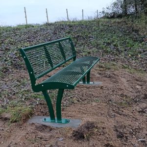 Parkbank Tauri met rugleuning