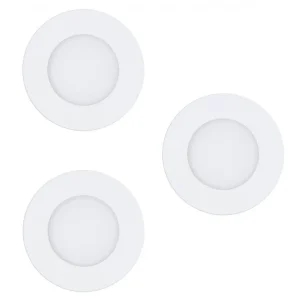 Connect.Z Inbouwspot SET/3 Fueva-Z IP44 Ø 8,5cm Wit
