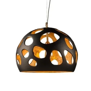 Hanglamp Dino Black/gold Ø 50 cm
