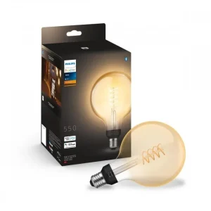 Philips Hue filament globelamp G125 – warmwit licht – E27