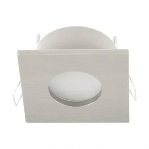 Inbouwspot GU10 ‘Tedo PRO – IP65’ 82X82 Nikkel mat IP65