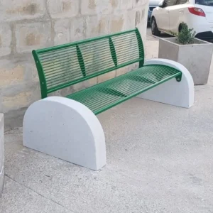 Parkbank Tauri classic met rugleuning