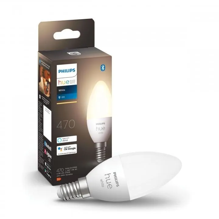 Philips Hue White E14 Kaarslamp - Afbeelding 2
